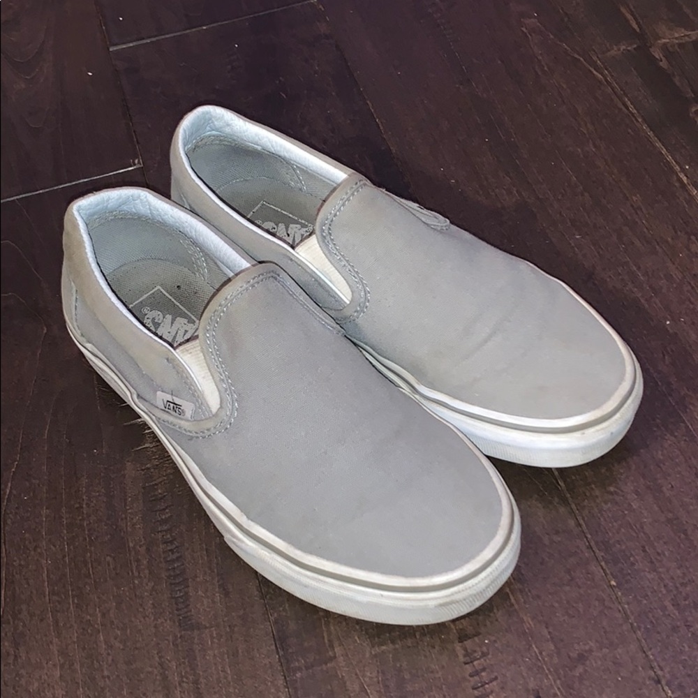 Gray SlipOn Vans